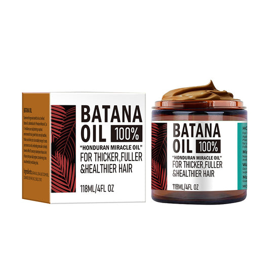 Batana Hair Oil 100% Pure & Natural – Premium Hair & Scalp Oil for Thicker, Fuller & Healthier-Looking Hair | Deep Repair for Dry, Damaged & Frizzy Hair | 118ml (4 fl. oz.)
