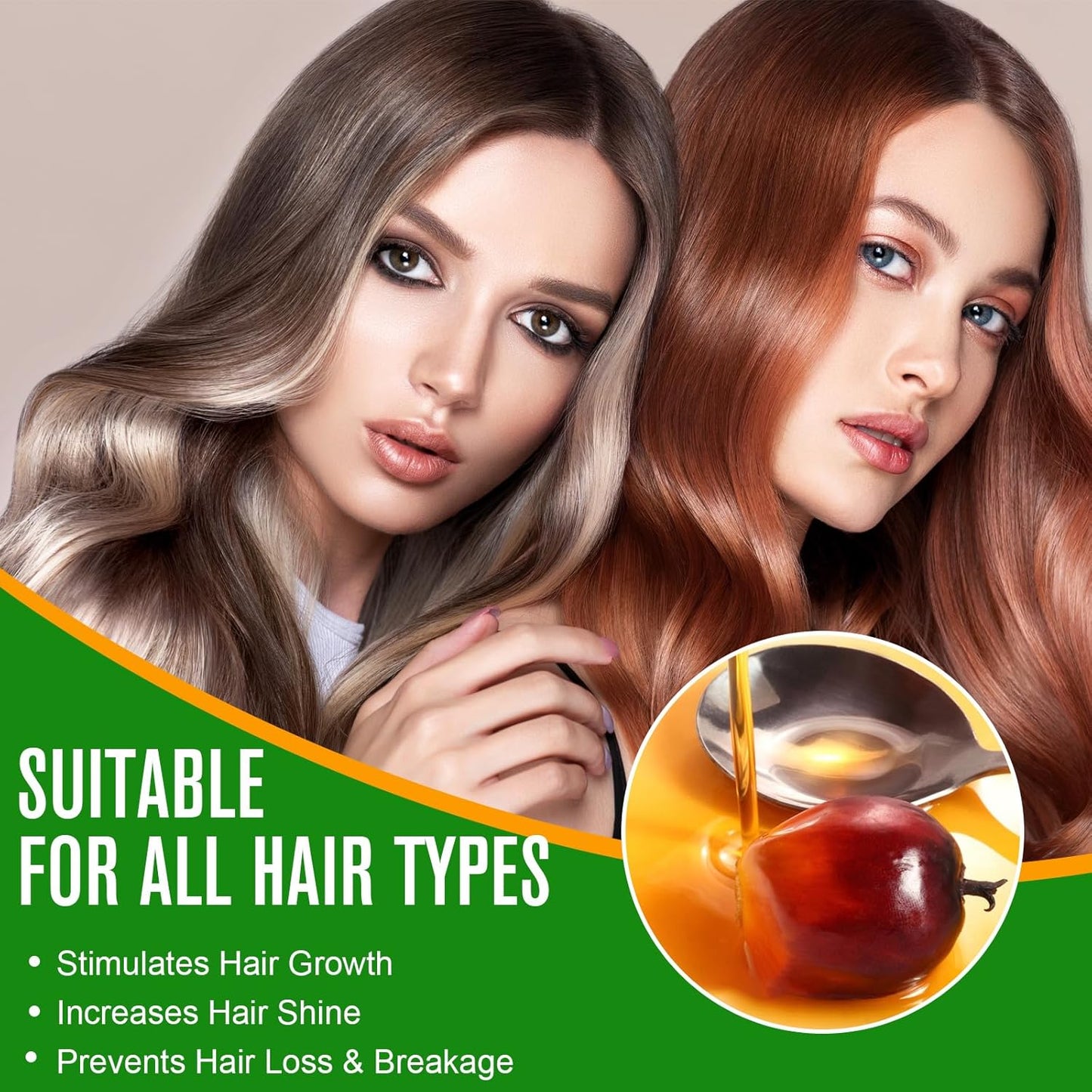 Batana Hair Oil 100% Pure & Natural – Deep Moisture for Dry, Damaged Hair, Scalp & Skin | Nourishing Hair Treatment for Stronger, Softer, Shinier Hair | 60ml (2.02 fl. oz.)